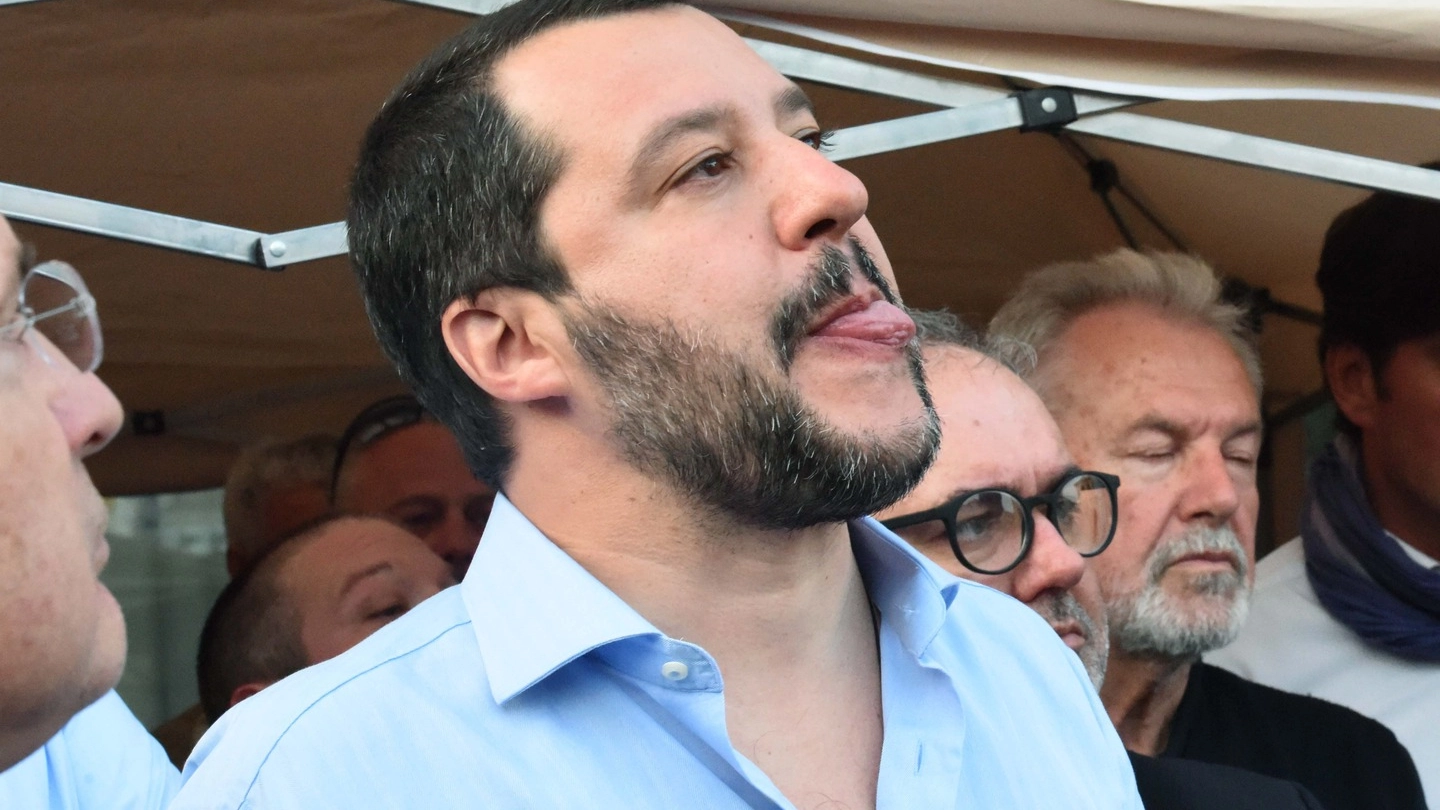 Il leader della Lega, Matteo Salvini (Lapresse)
