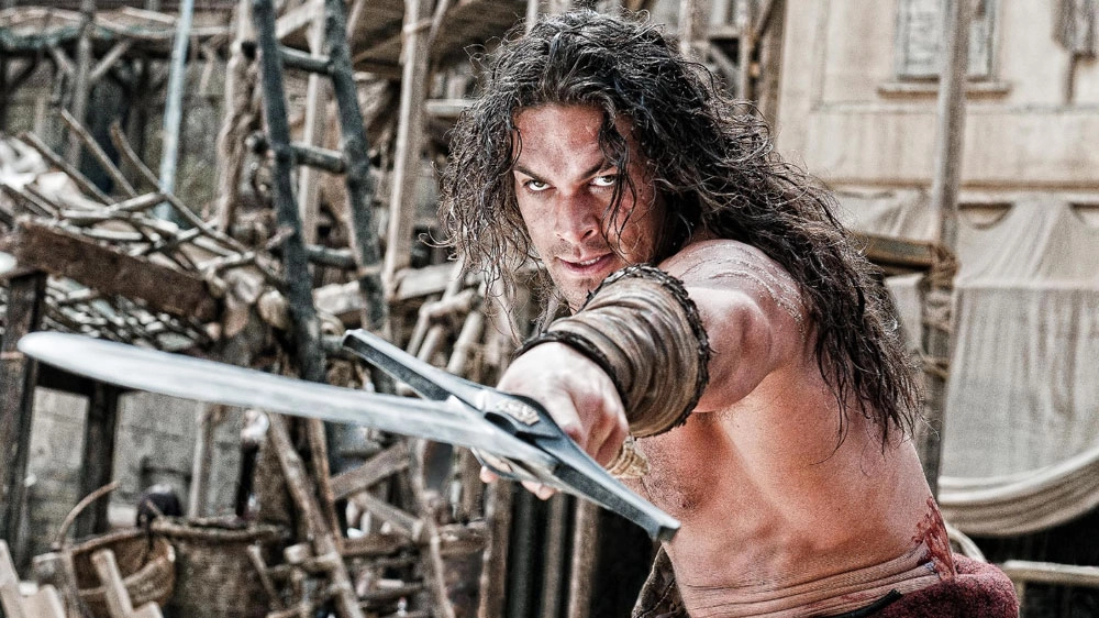 Jason Momoa in una scena da 'Conan the Barbarian' - Foto: Lionsgate