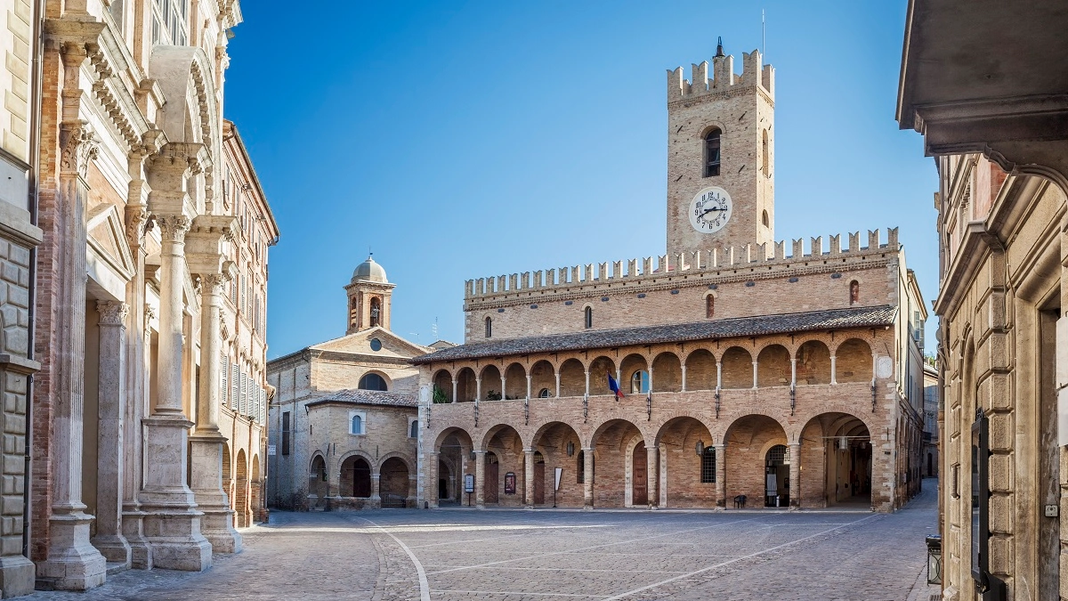 Medieval Square, Marche Italy