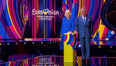 Re Carlo e Camilla all’Eurovision Contest 2023