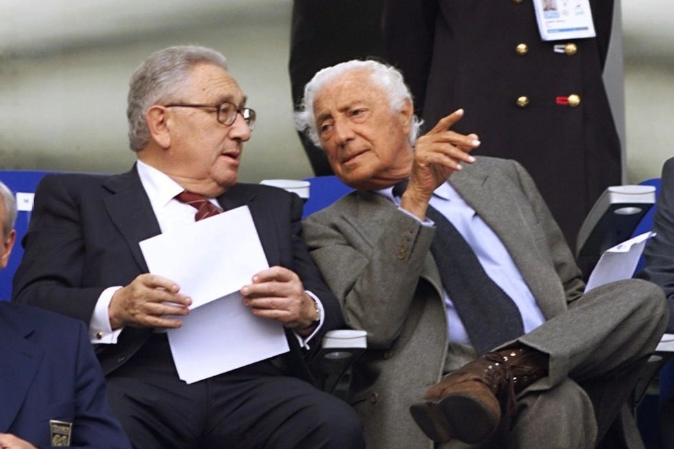 Agnelli con Kissinger