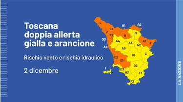 Il maltempo tormenta la Toscana: nuova allerta arancione. Dove può nevicare