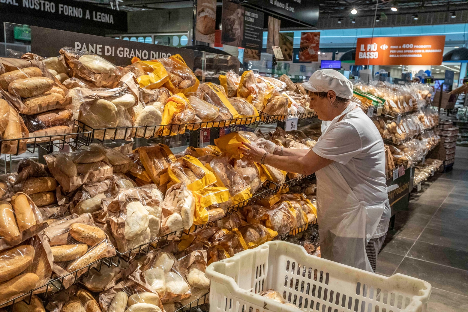 Inflazione, costo del pane in aumento