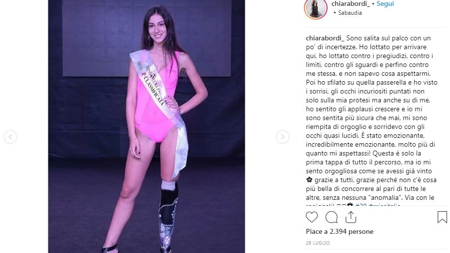 Chiara Bordi (Instagram)