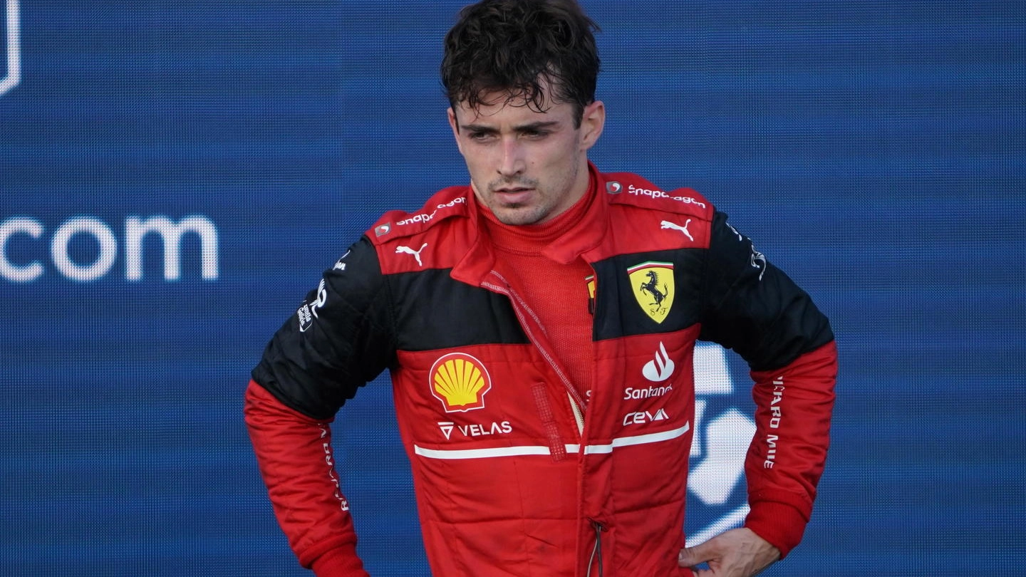Il pilota della Ferrari, Charles Leclerc