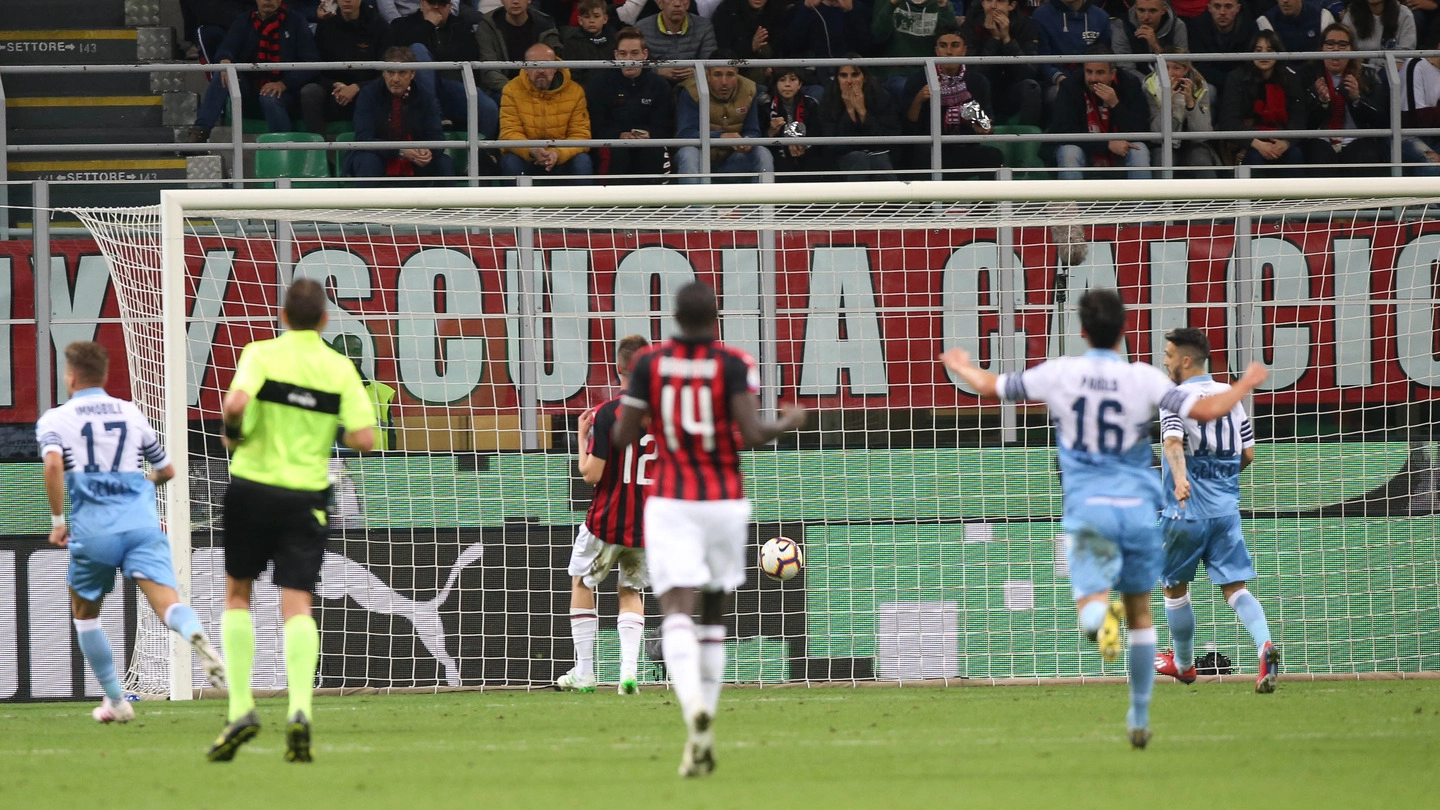 Milan-Lazio, il gol di Correa (Newpress)