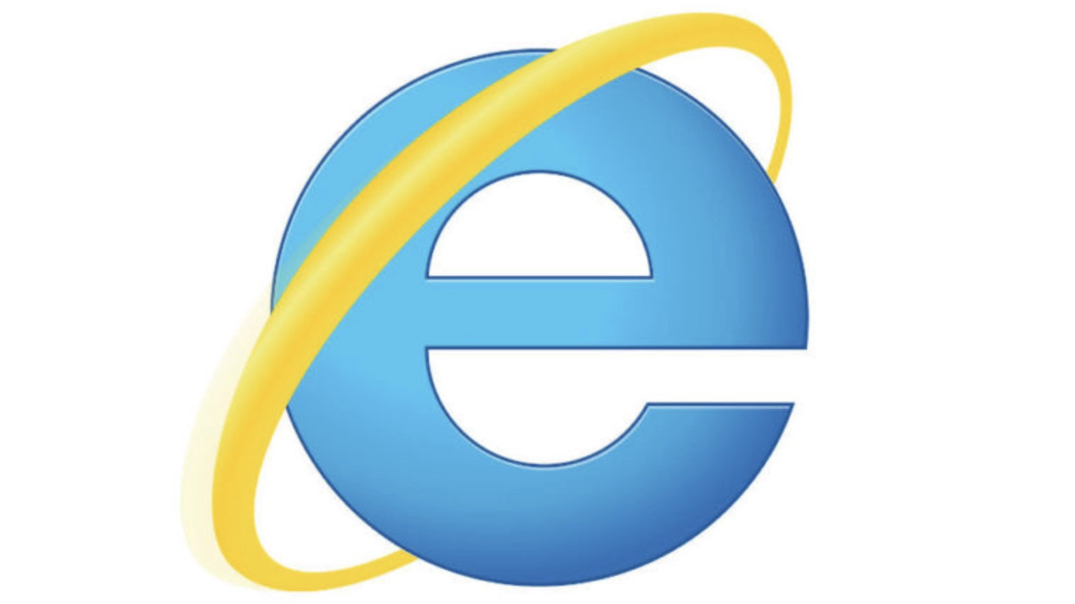 Il logo di Internet Explorer