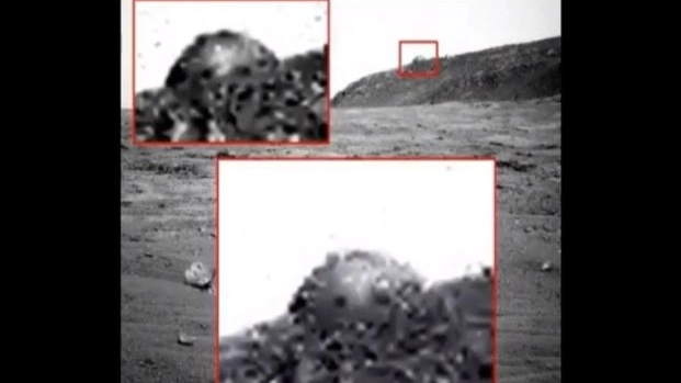 Una misteriosa cupola su Marte (da youtube)