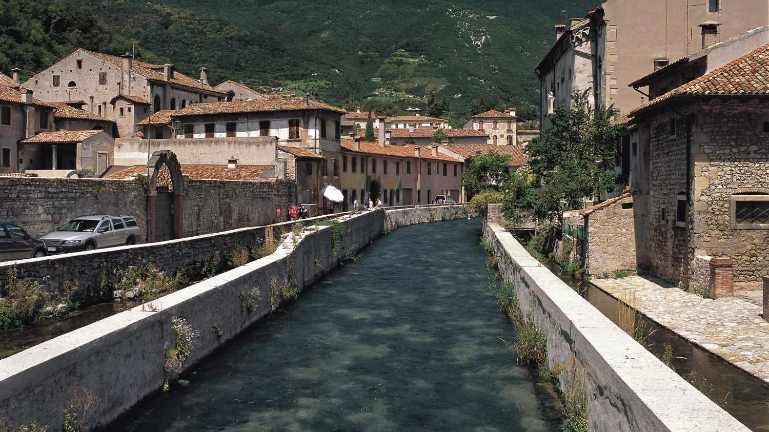 Il fiume Meschio a Serravalle