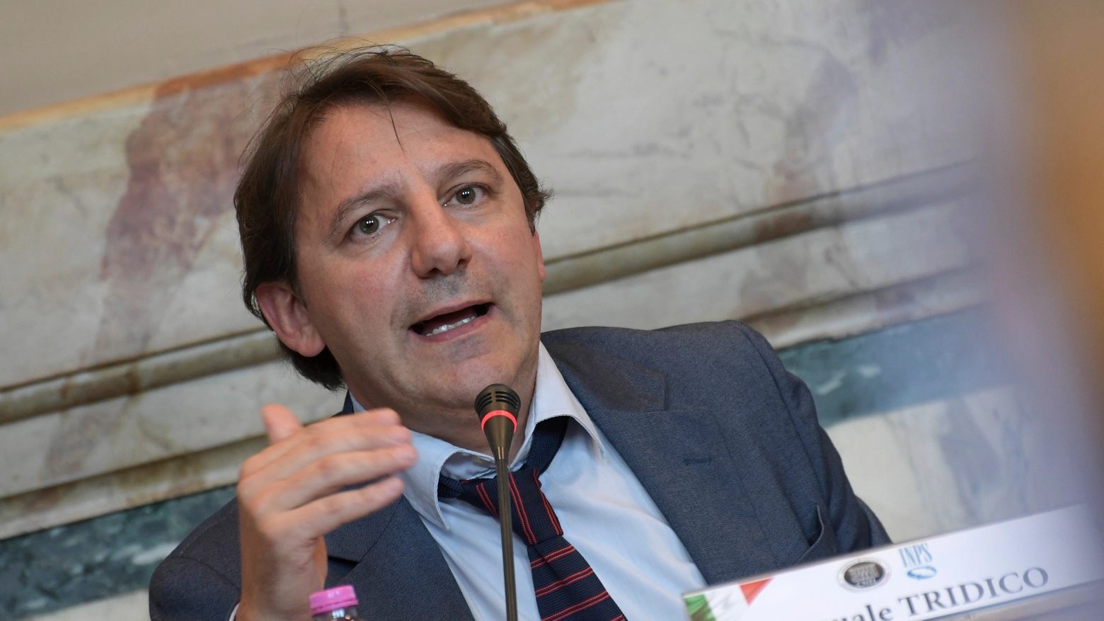 Pasquale Tridico, presidente Inps (foto Imagoeconomica)