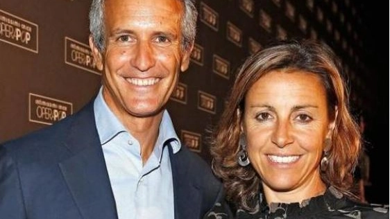 Deborah Compagnoni e Alessandro Benetton