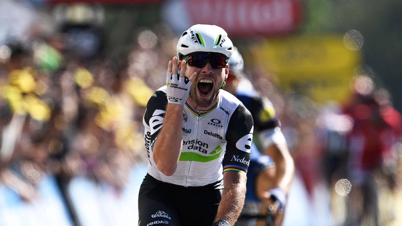 E sono quattro! Quarta volata vincente di Cavendish al Tour 2016 (AFP)