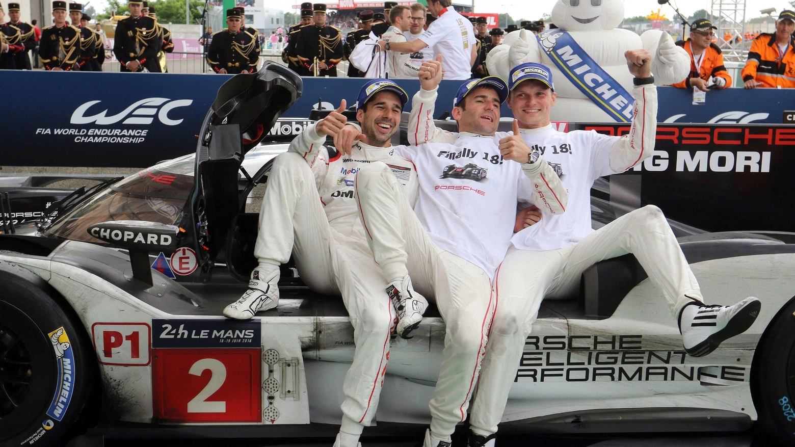 Trionfo Porsche  Romain Dumas, Neel Jani, Marc Lieb (Ansa) 