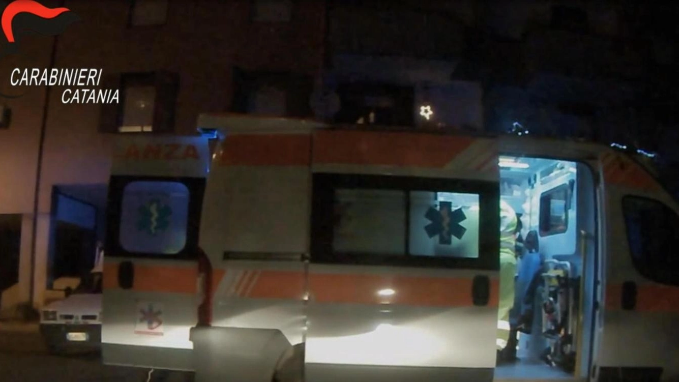 Un fermo immagine tratto dal video dei carabinieri ricostruisce l'inchiesta (Ansa)