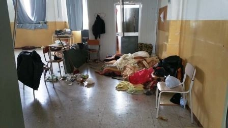 Ancona: l'ex Ipsia di via Curtatone, dove ha dormito lo spacciatore