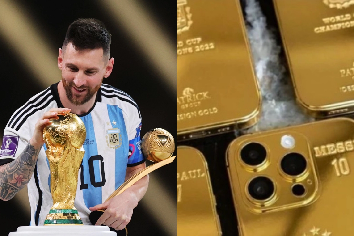 Leo Messi e gli iPhone 14 regalati ai compagni di Nazionale