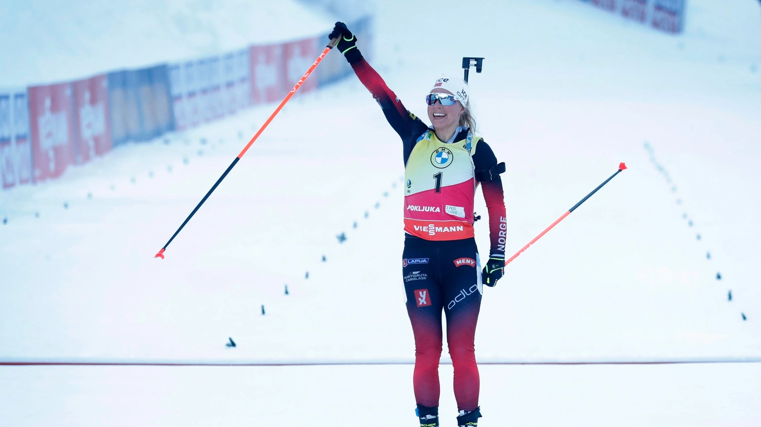 La Norvegia vince l'oro nella staffetta femminile