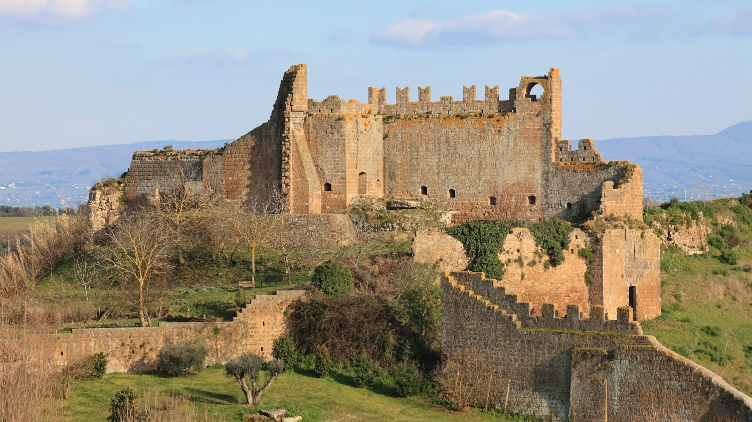 Ruins of Castello del Rivellino, Tuscania Lazio Italy