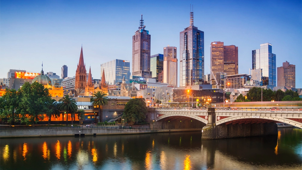 Melbourne al crepuscolo – Foto: kokkai/iStock