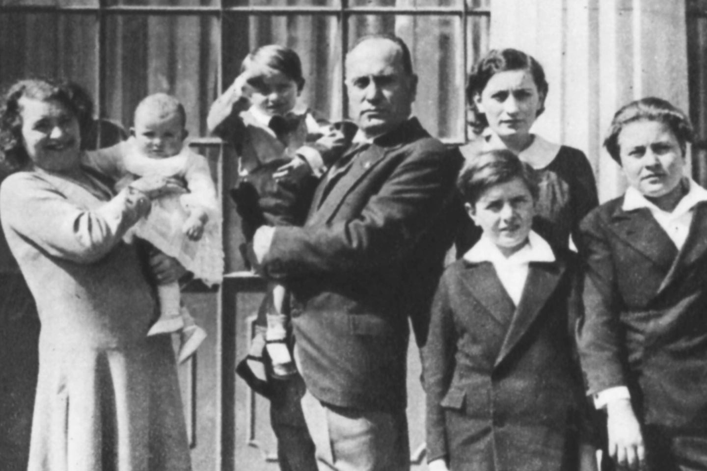 La famiglia "ufficiale" di Benito Mussolini
