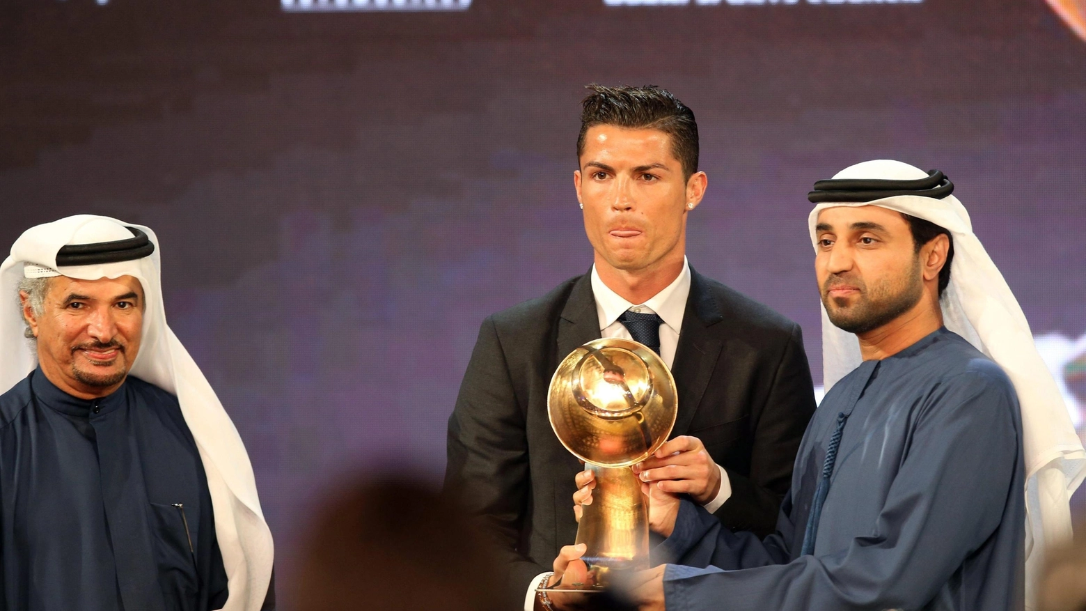 Ronaldo premiato in un'edizione dei Globe Soccer Awards