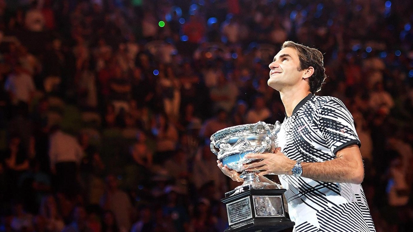 Roger Federer vince gli Australian Open 2017 (Ansa)