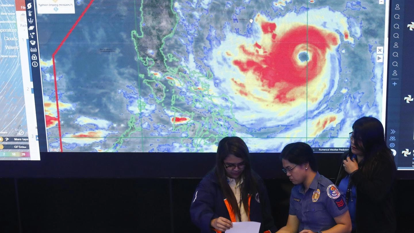 Filippine, arriva il tifone Mangkhut (Ansa)