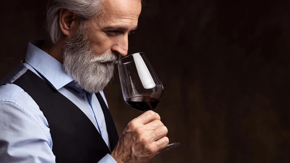 Gli amanti "maturi" del vino sentono gli aromi in modo più intenso