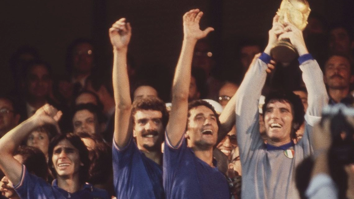 Conti, Bergomi, Gentile e Zoff in trionfo ai Mondiali '82