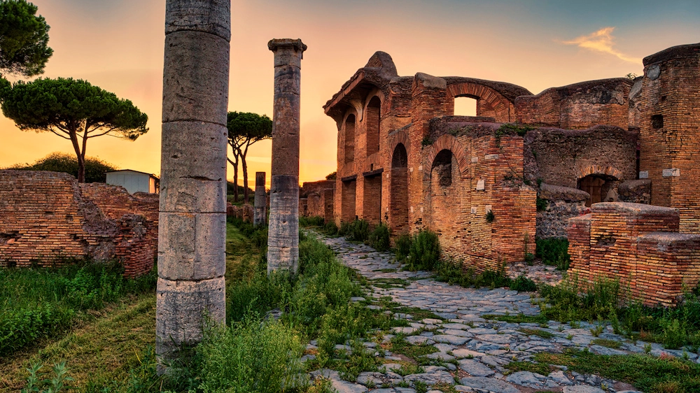 Uno scorcio di Ostia antica