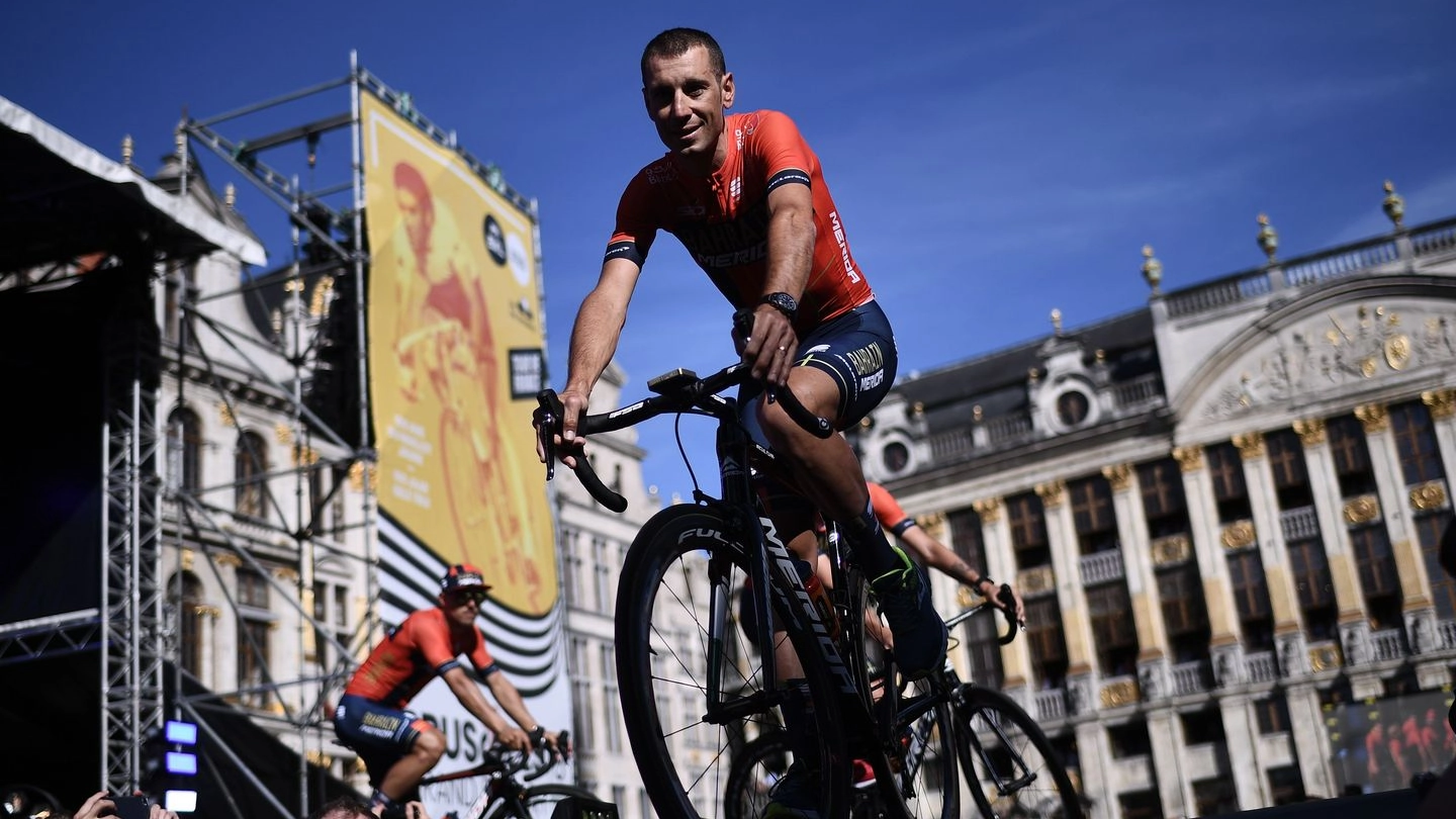 Vincenzo Nibali alla presentazione del Tour de France 2019 (Ansa)