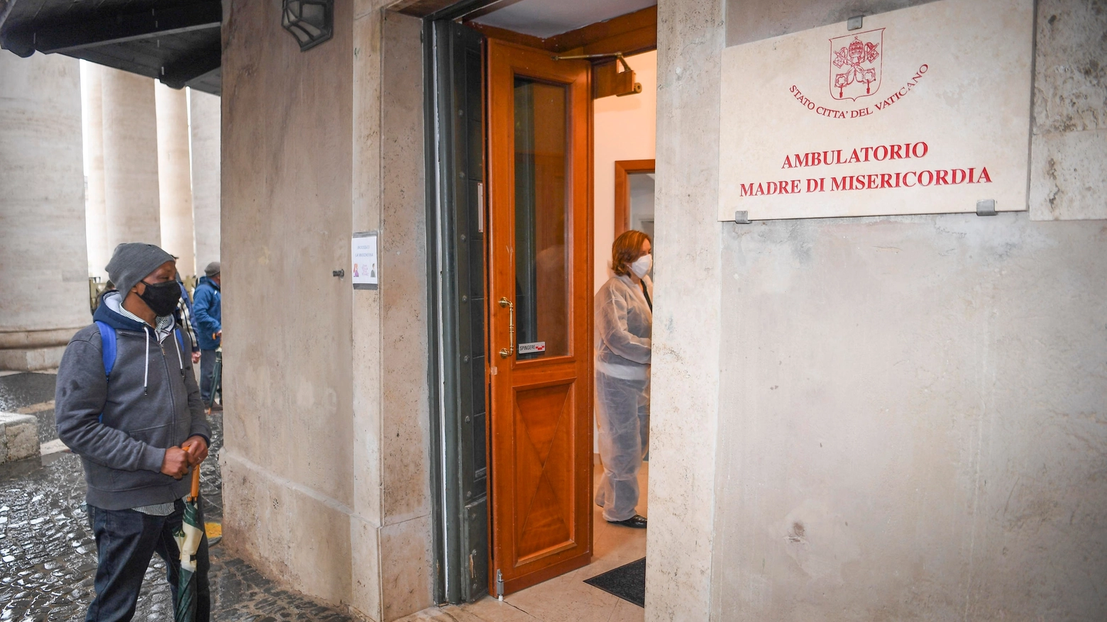 L'ambulatorio in Vaticano