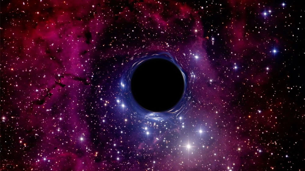 Ricostruzione in 3D di un buco nero