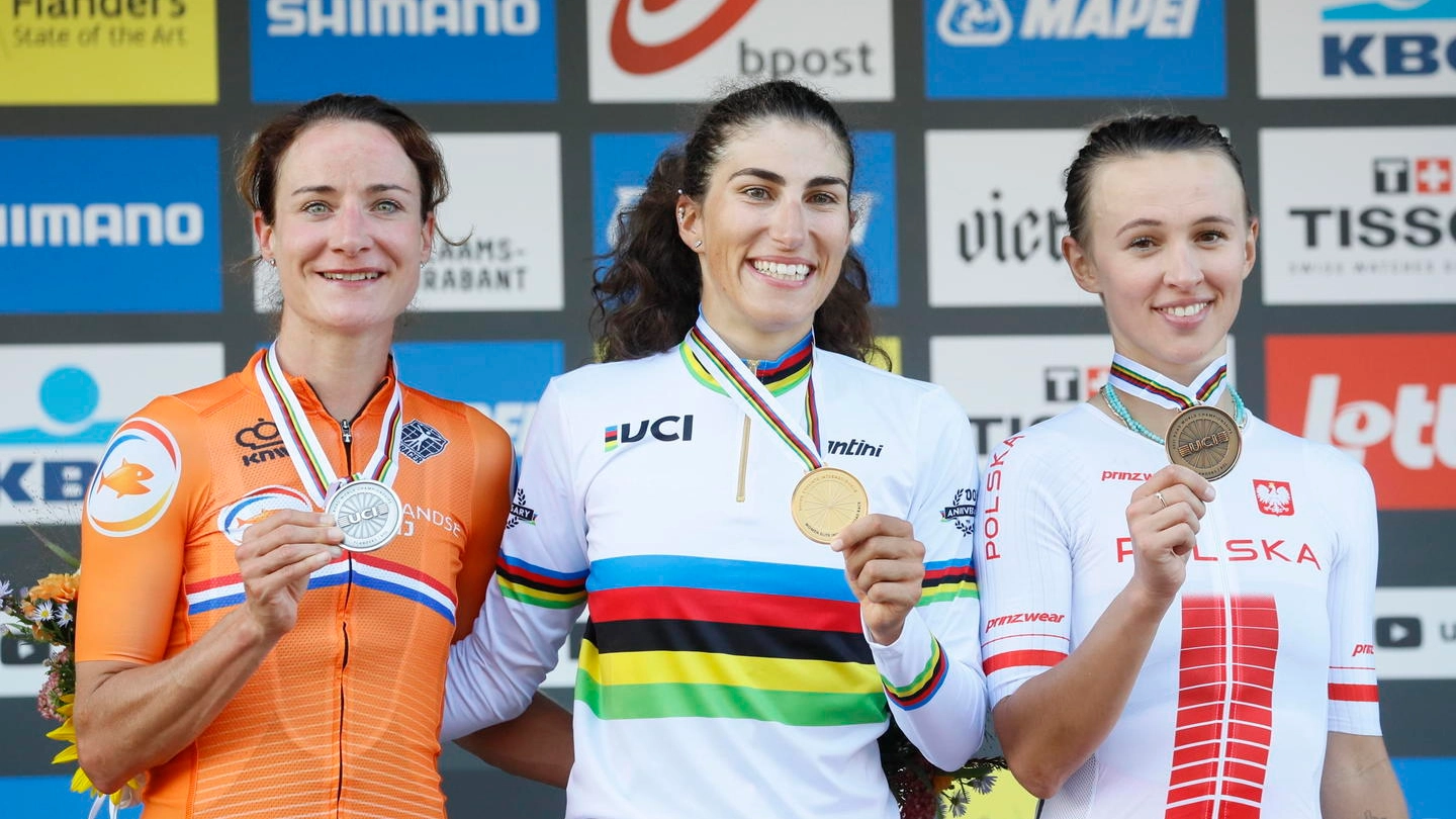 Mondiali ciclismo 2021: Elisa Balsamo oro nella prova in linea femminile élite (Ansa)