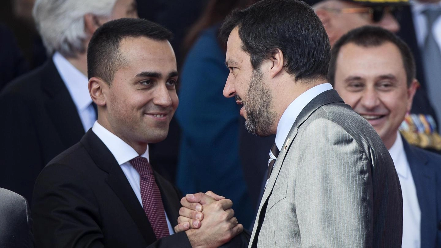 Luigi Di Maio e Matteo Salvini (Ansa)