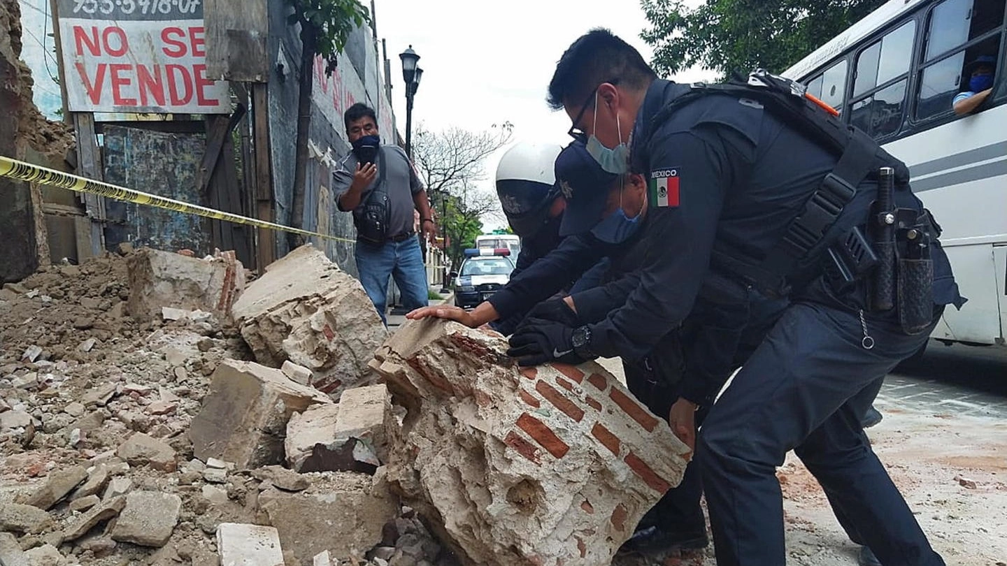 Terremoto in Messico (Ansa)