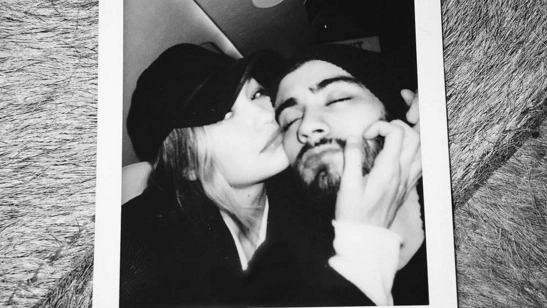 Gigi Hadid e Zayn Malik in una foto su Instagram