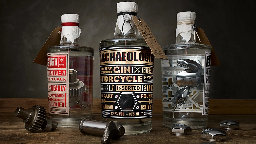 Il gin con dentro pezzi di Harley – Foto: the-archaeologist.com