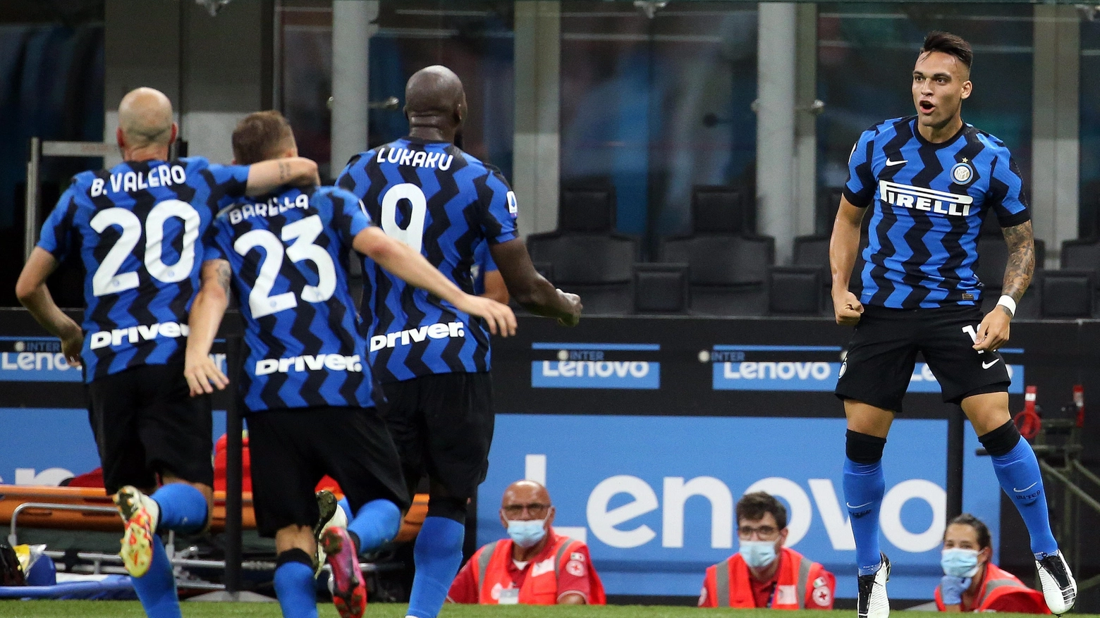 Lautaro Martinez è tornato al gol all'ultima contro il Napoli