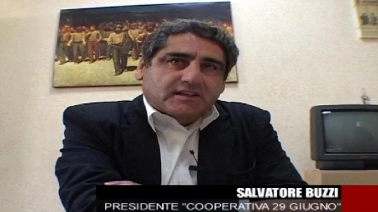 Salvatore Buzzi, presidente della ‘coop 29 giugno’ arrestato a Roma (Ansa)
