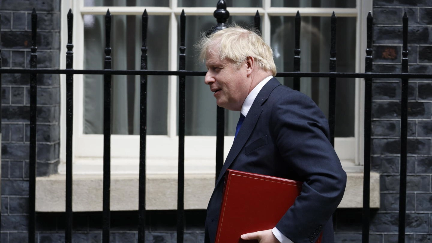 Boris Johnson,  primo ministro britannico nell'occhio del ciclone (Ansa)
