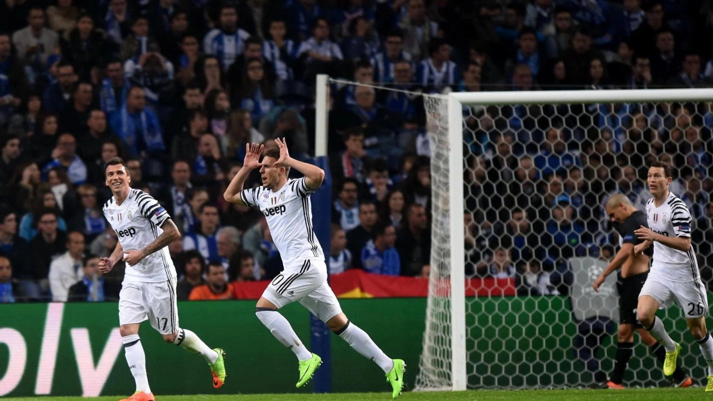 L'unico gol di Pjaca con la maglia bianconera: quello rifilato al Porto 