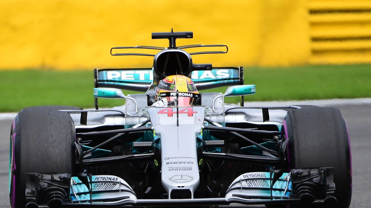 Gp Monza 2017, il pilota Lewis Hamilton (Afp)