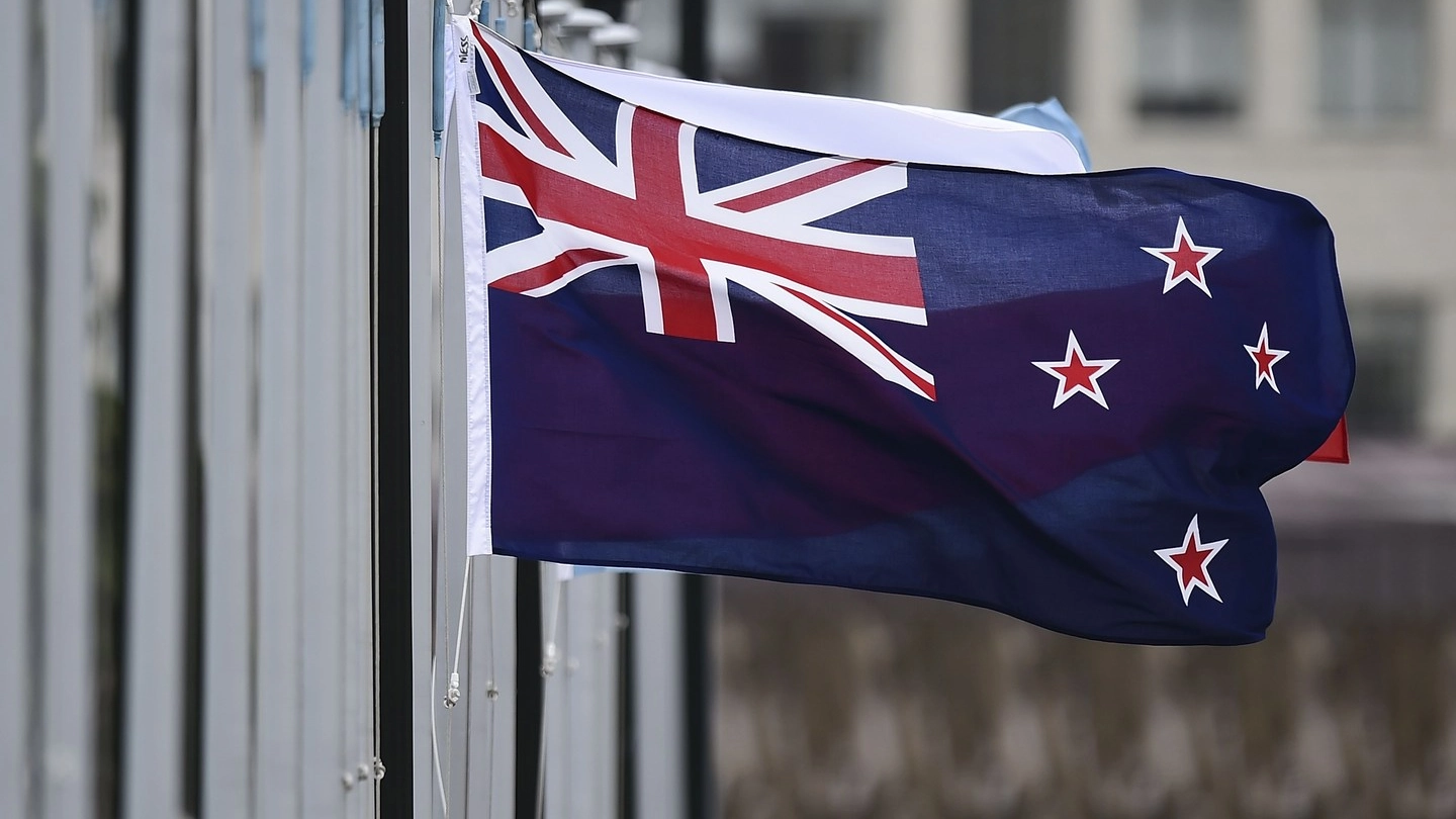 La bandiera della Nuova Zelanda (Afp)