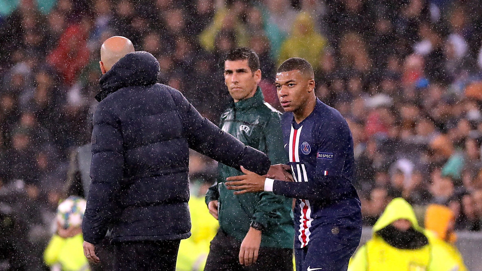 Zidane e Mbappé 