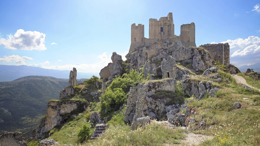 Il castello di Rocca Calascio in Abruzzo
