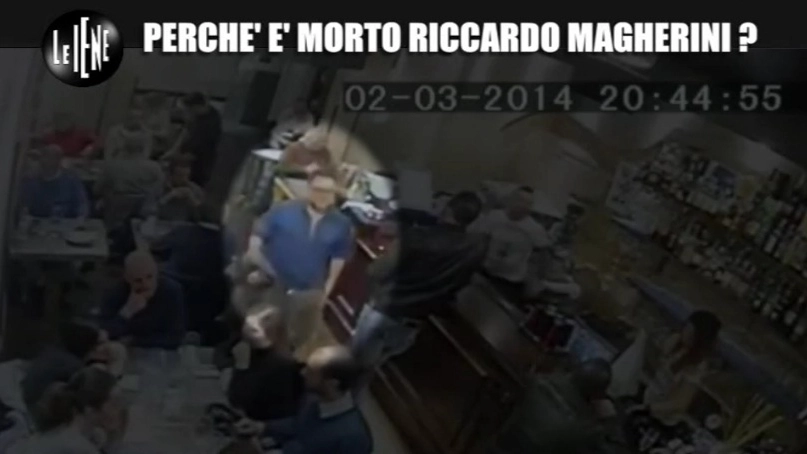Magherini ripreso dalle telecamere nel ristorante in cui ha cenato la notte della sua morte