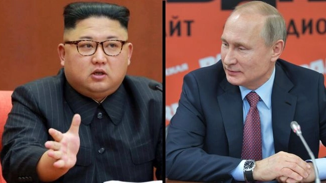 Kim Jong-un e Vladimir Putin (Ansa)