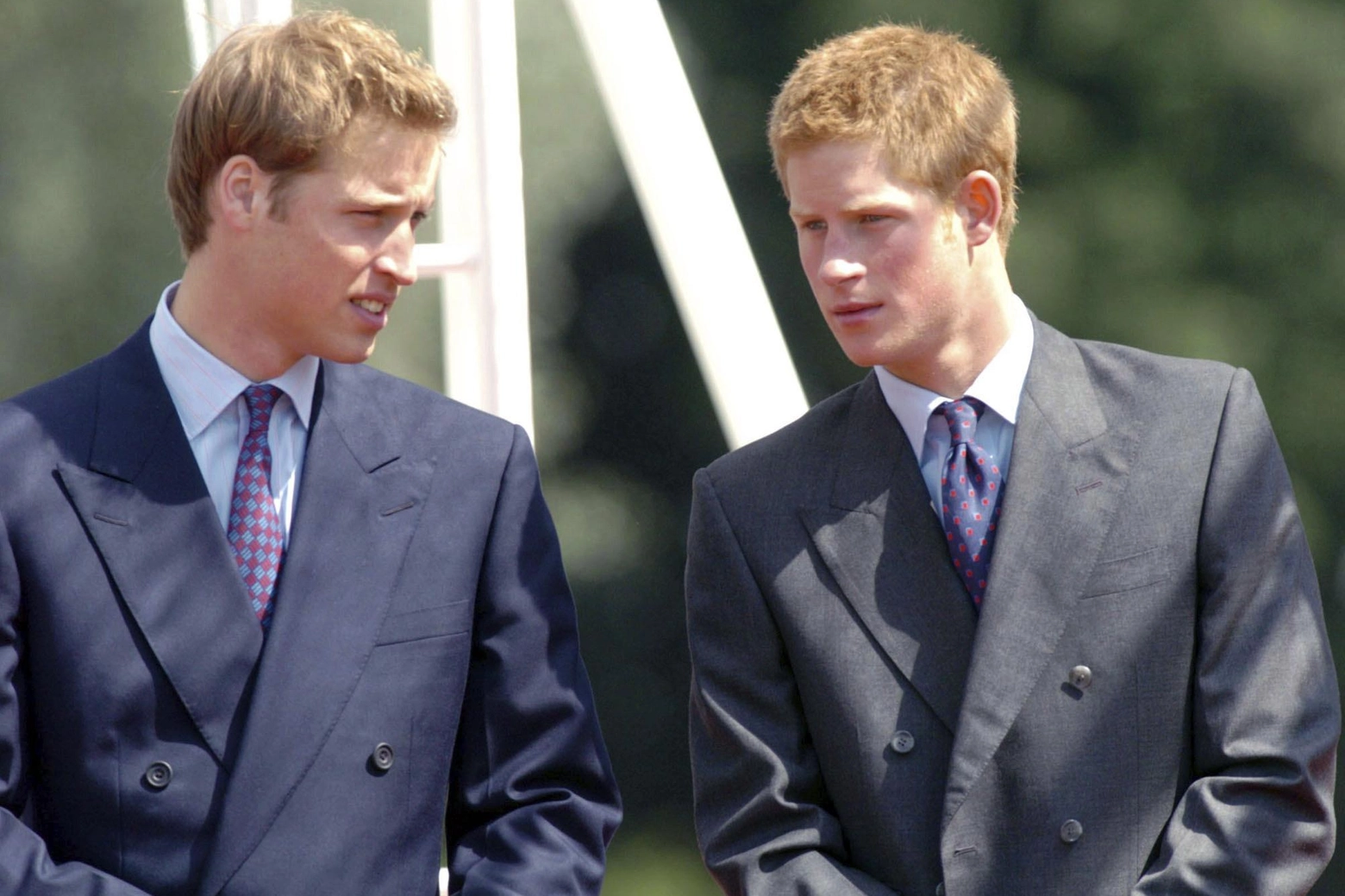 William e Harry in una foto del 2004 (Ansa)