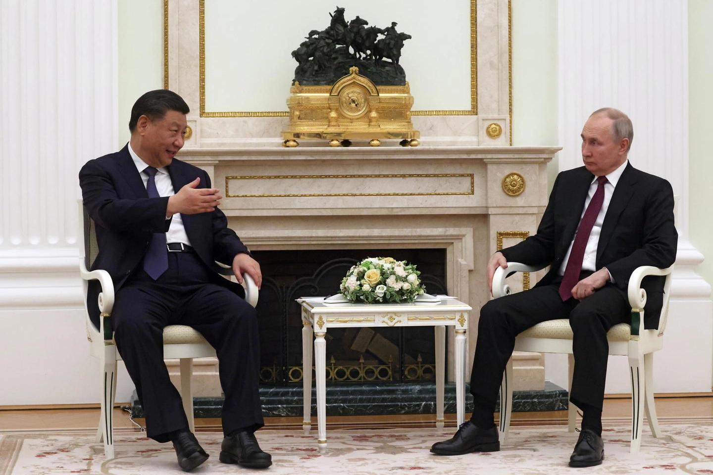 Xi Jinping e Vladimir Putin (Ansa)
